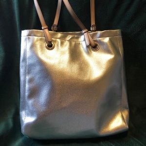 Silver Tote bag/purse